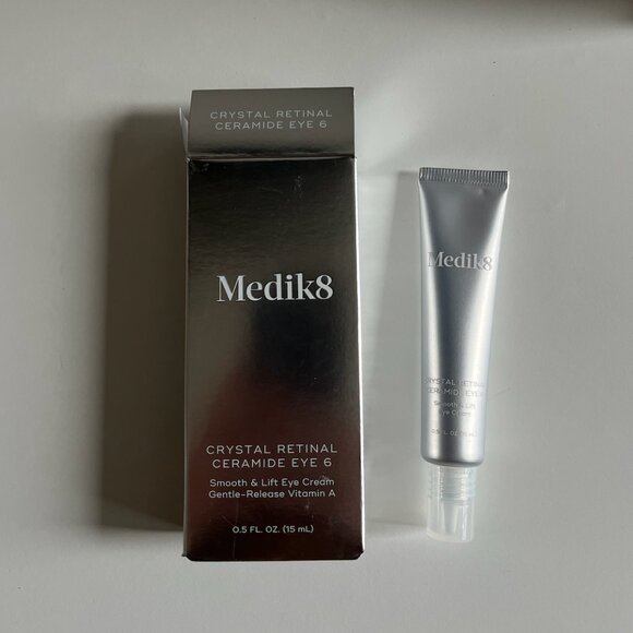 NIB Medik8 Skincare 4pc Set w/Retinal Eye + Face, Peptide Serum + Moisturizer - Picture 3 of 9